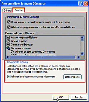 Mes documents rcents